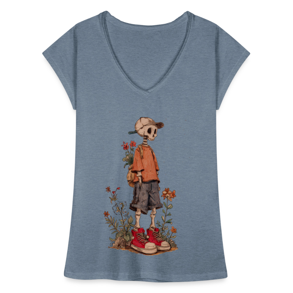 Skeleton Boy - Frauen Vintage T-Shirt - Vintage Denim