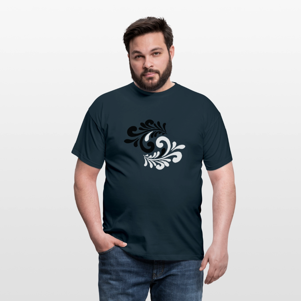 Hessisch Balance - Yin und Yang - Männer Shirt - Navy