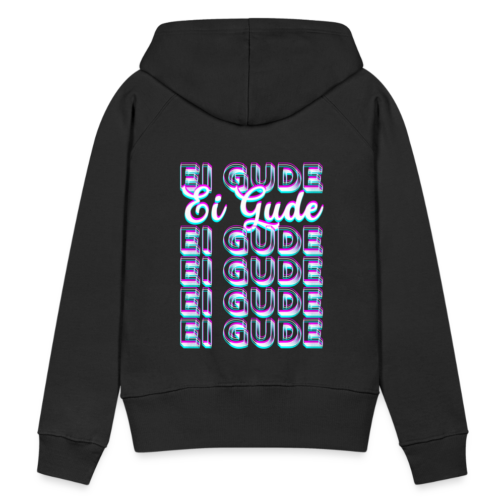 Ei Gude - Hessisch Mundart - Frauen Premium Hoodie - Schwarz