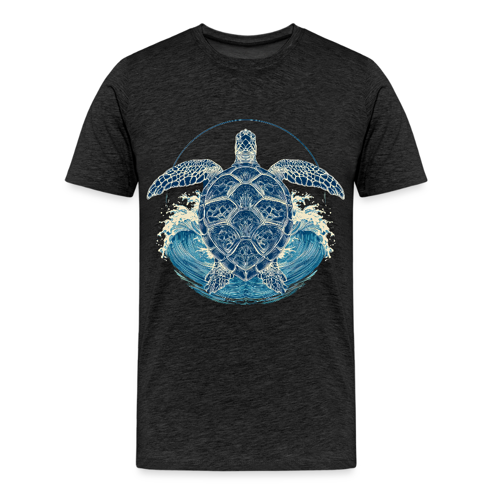 Ocean Spirit – Meeresschildkröte - Männer Premium T-Shirt - Anthrazit