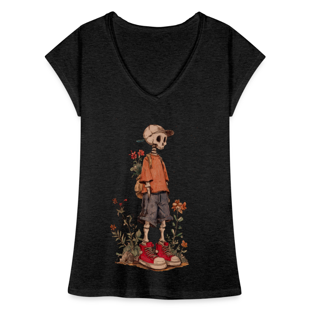 Skeleton Boy - Frauen Vintage T-Shirt - Anthrazit