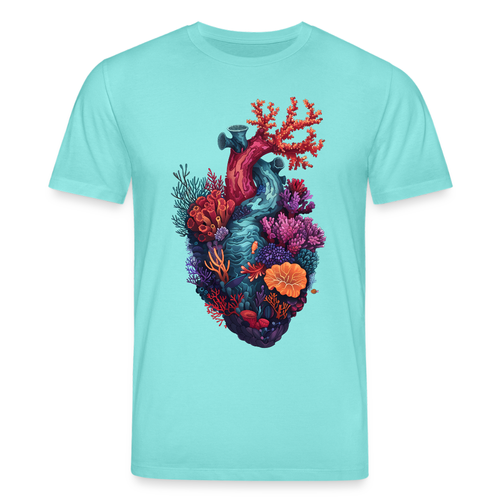 Ocean Heart - Stanley/Stella Unisex Bio-T-Shirt CREATOR - Poolblau