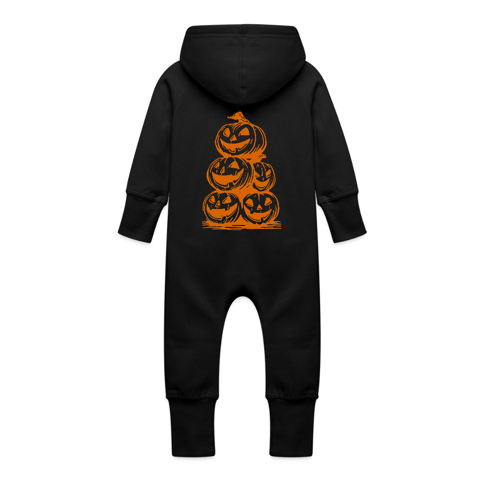 Five Pumpkins Big - Baby Bio Sweat Overall mit Kapuze - Schwarz