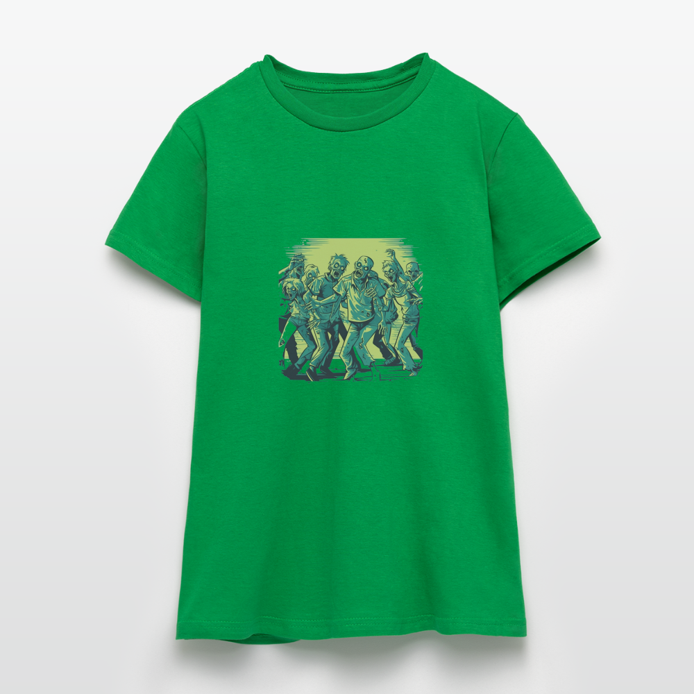 Tanzende Zombies - Gruseliges Zombie Motiv - Frauen T-Shirt - Kelly Green