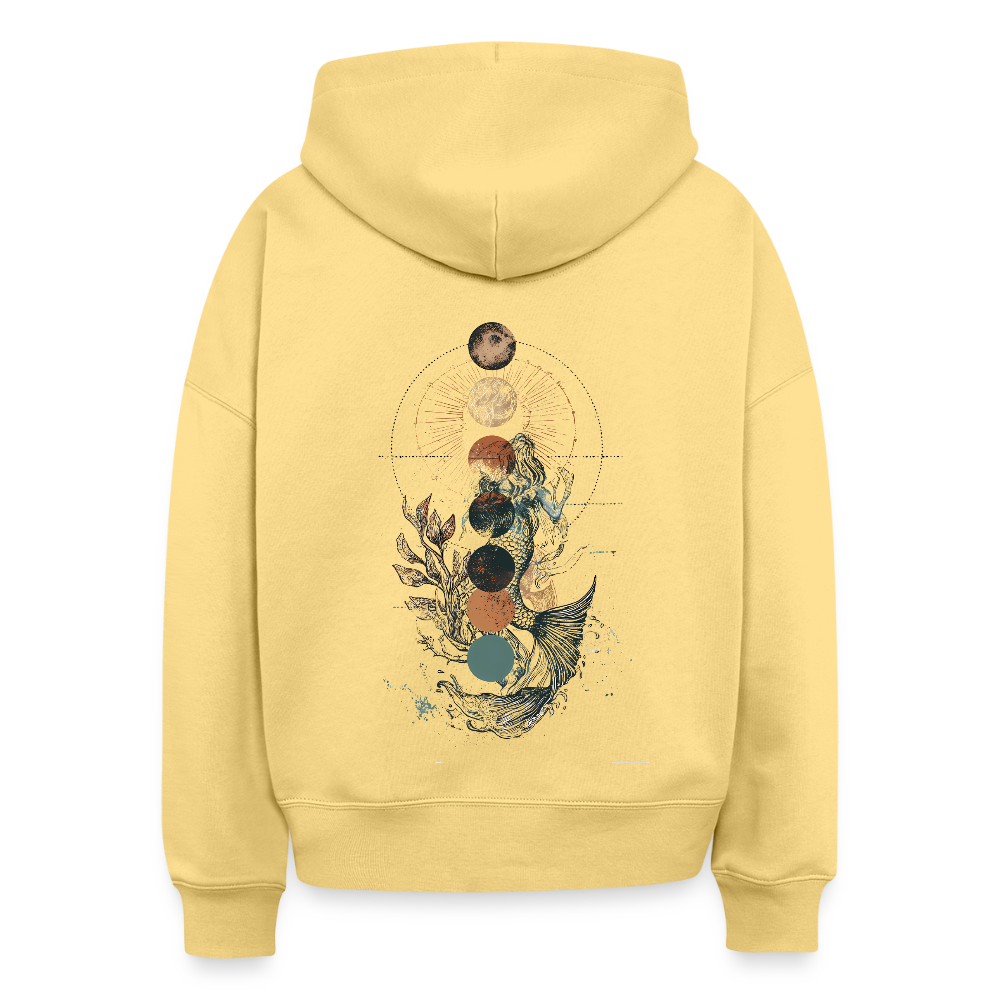 Mystic Mermaid – Mondphasen - Stanley/Stella Boxy Frauen Bio Hoodie Nora - Hellgelb