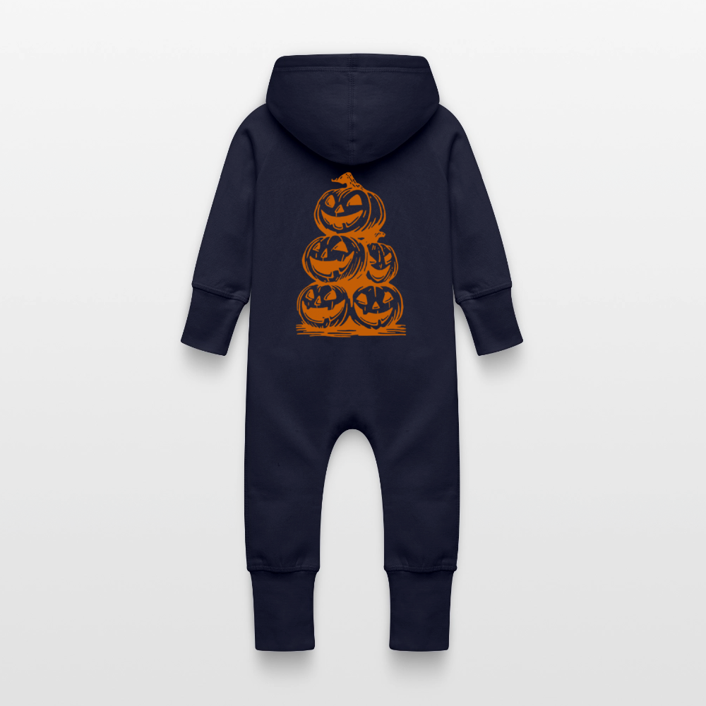 Five Pumpkins Big - Baby Bio Sweat Overall mit Kapuze - Navy