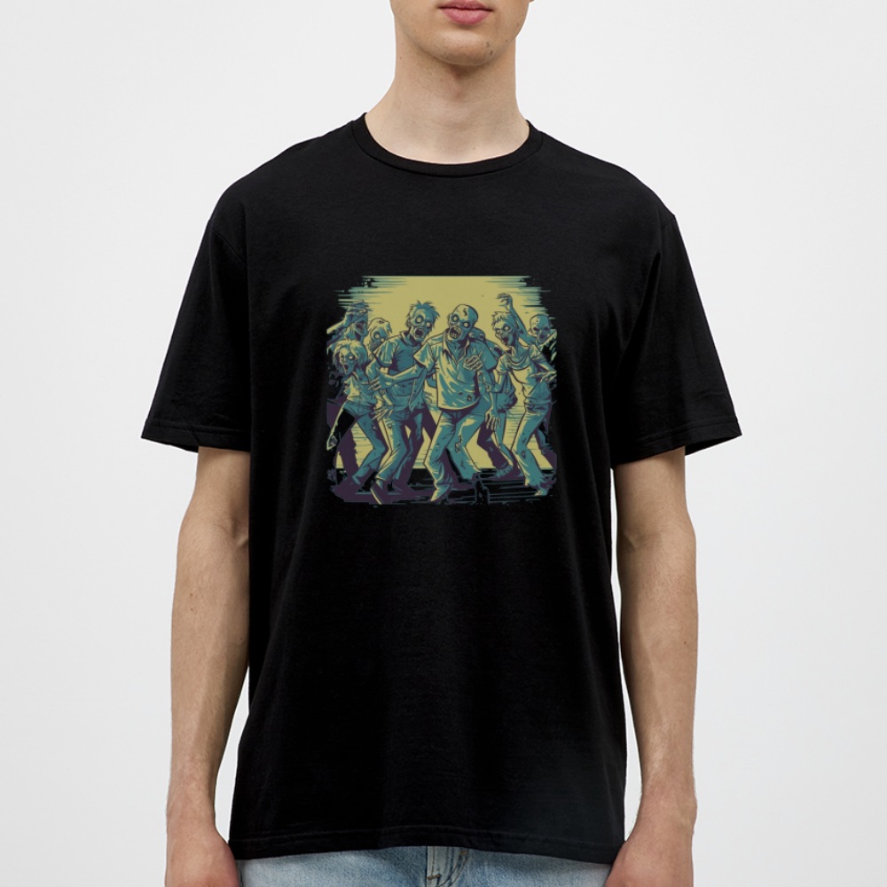 Tanzende Zombies - Gruseliges Zombie Motiv - Männer T-Shirt - Schwarz
