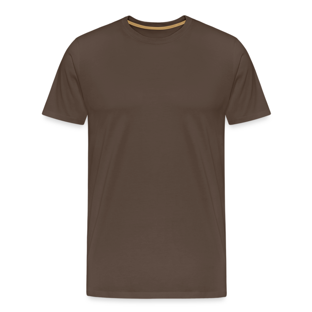 Qualle mit roten Fäden - Männer Premium T-Shirt - Edelbraun