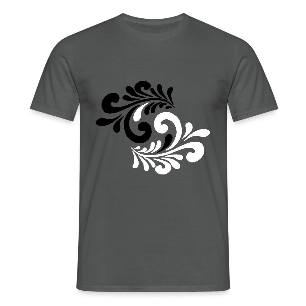 Hessisch Balance - Yin und Yang - Männer Shirt - Anthrazit