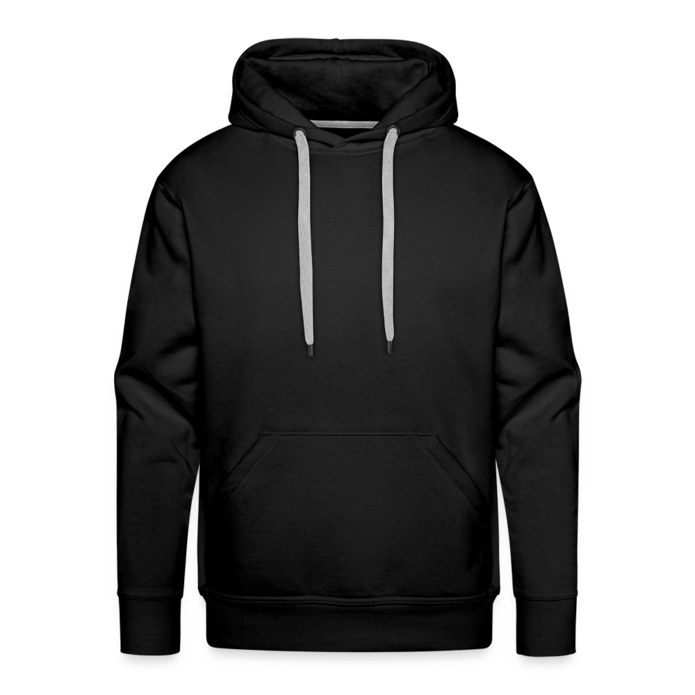 Surreales Motiv mit Mond und Bergen - Herren Premium Hoodie - Schwarz