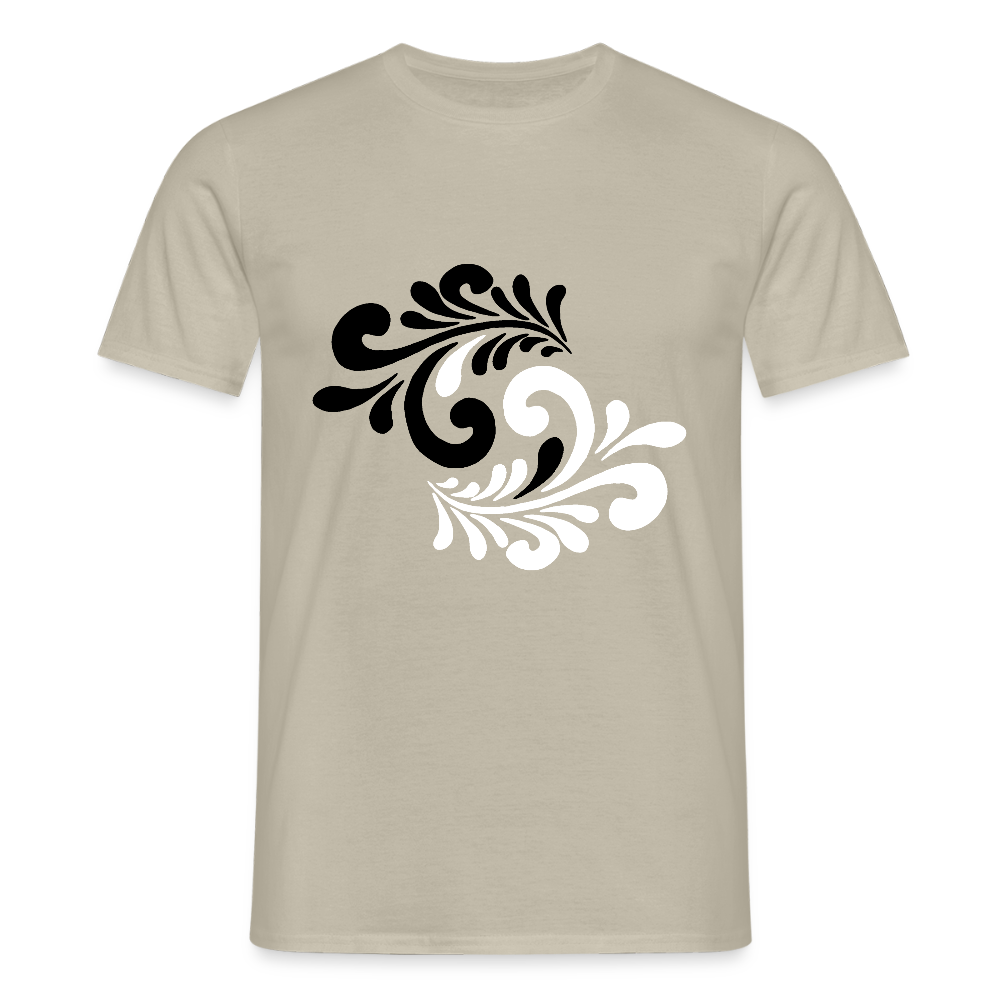 Hessisch Balance - Yin und Yang - Männer Shirt - Sandbeige