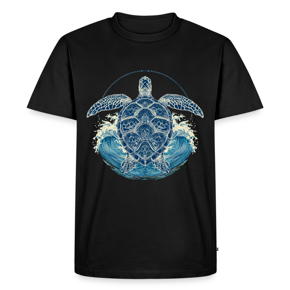 Ocean Spirit – Meeresschildkröte - Männer Premium T-Shirt - Schwarz