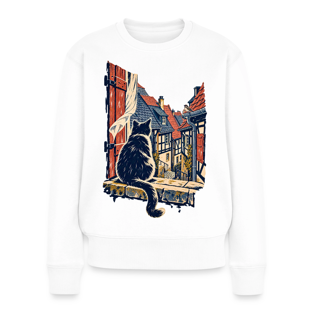 Altstadt-Katze – Frauen Premium Pullover - by Artful Alchemist