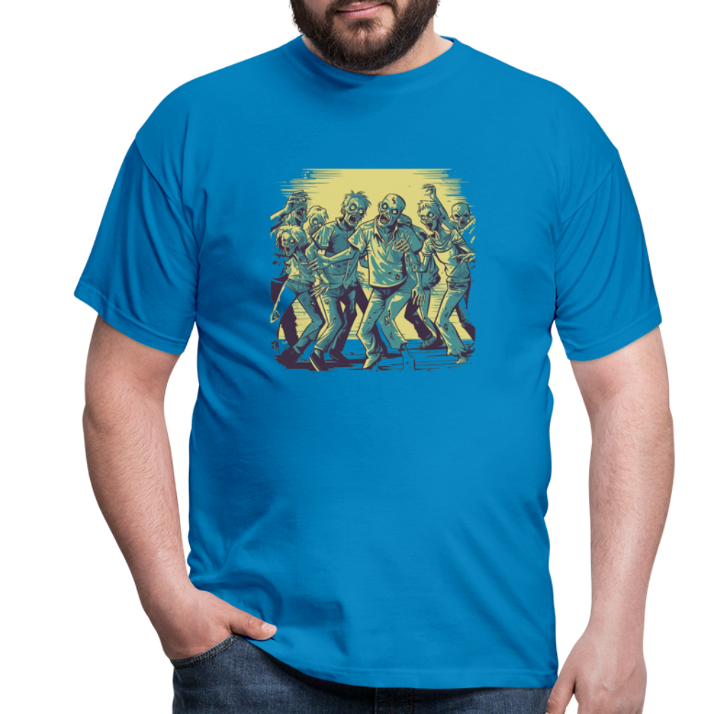 Tanzende Zombies - Gruseliges Zombie Motiv - Männer T-Shirt - Royalblau