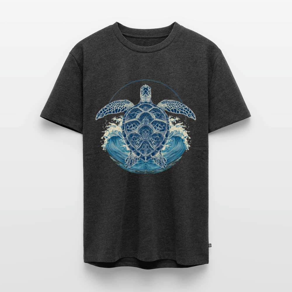 Ocean Spirit – Meeresschildkröte - Männer Premium T-Shirt - Anthrazit meliert