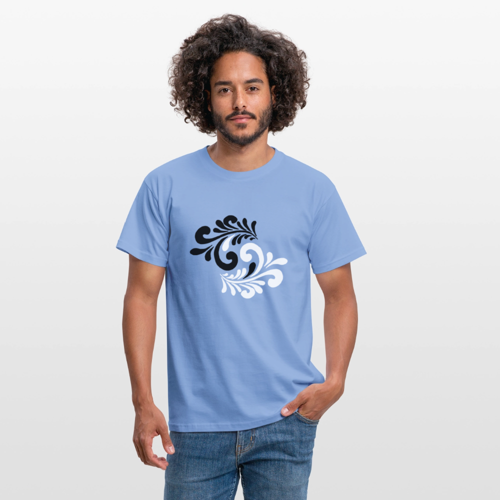 Hessisch Balance - Yin und Yang - Männer Shirt - carolina blue