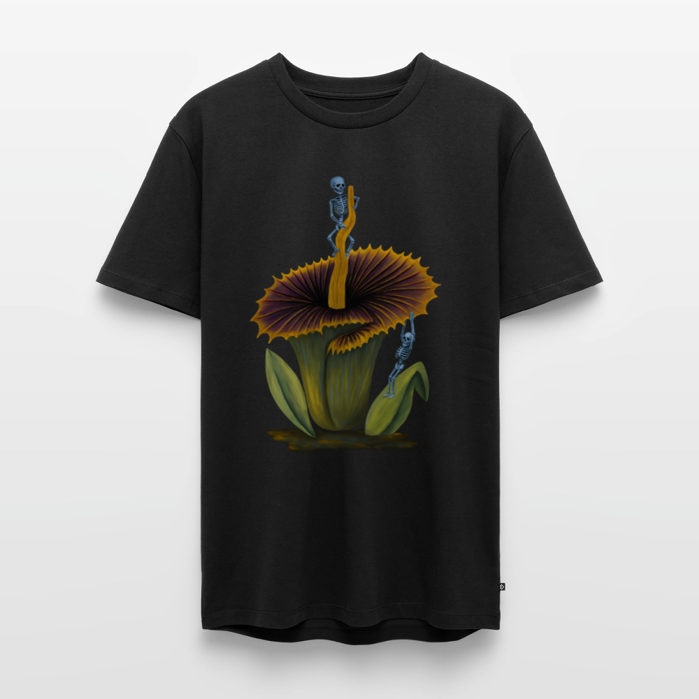 Flora Mortis - Titanwurz Pflanze mit Skeletten - Männer Premium T-Shirt - Schwarz