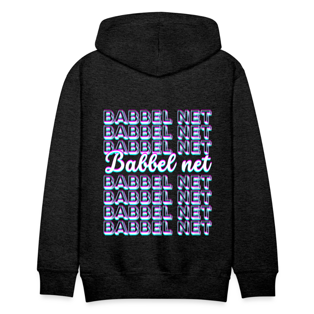 Babbel net - Hessisch Mundart - Männer Premium Hoodie - Anthrazit