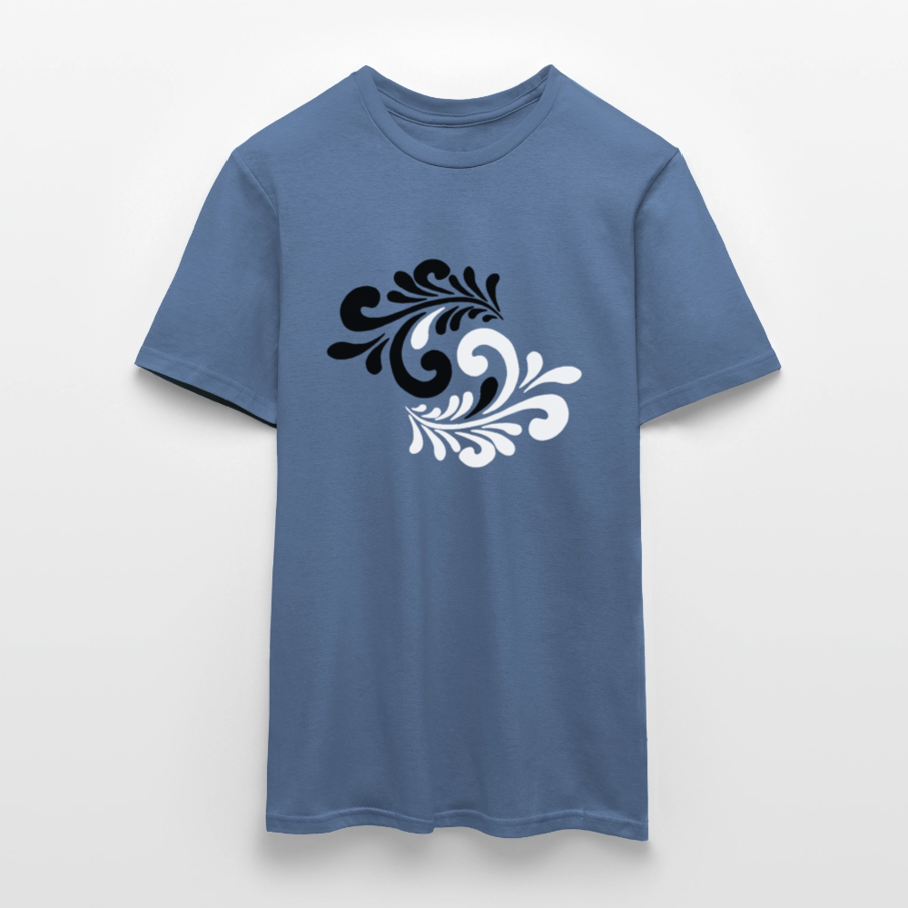 Hessisch Balance - Yin und Yang - Männer Shirt - Taubenblau