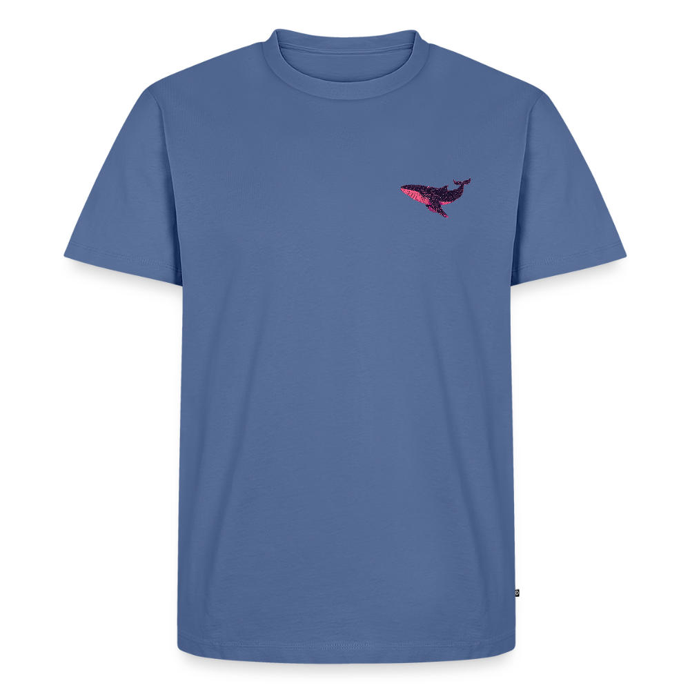 Stellar Whale – Minimalist Pocket - Männer Premium Bio T-Shirt - by Artful Alchemist