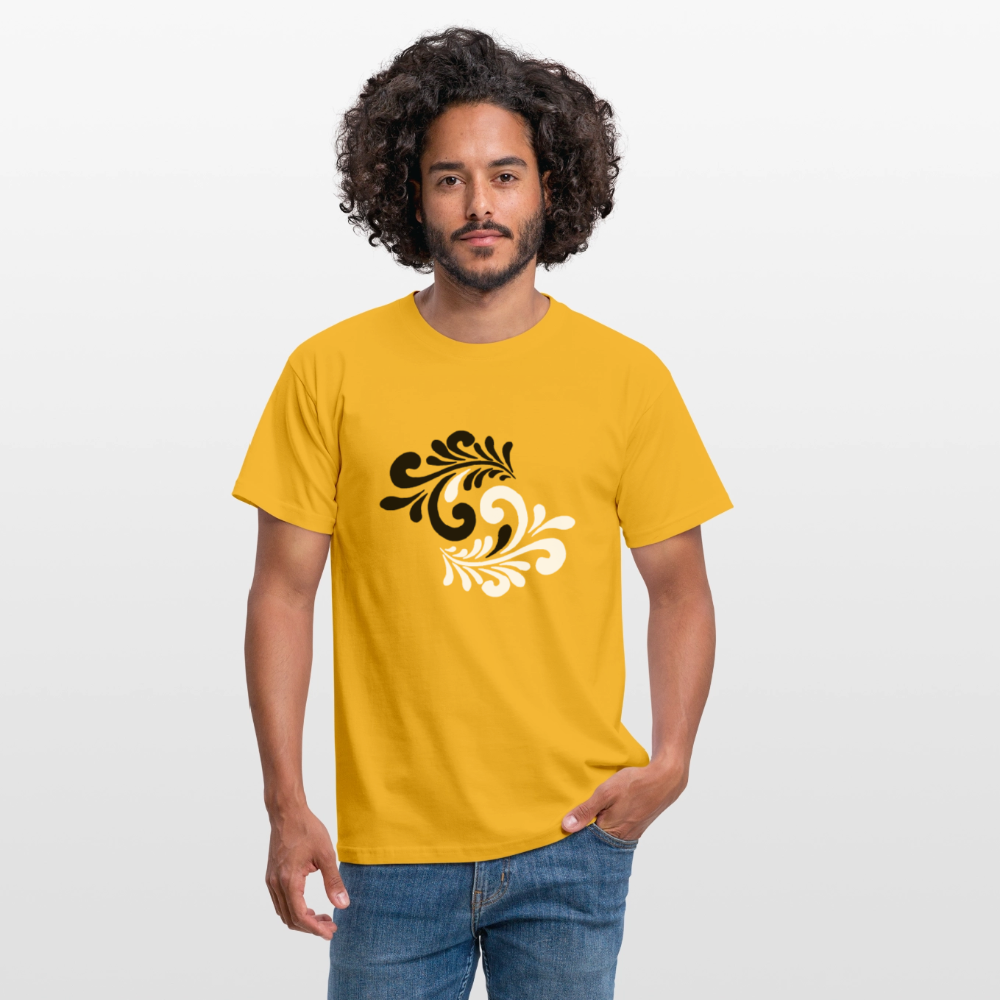 Hessisch Balance - Yin und Yang - Männer Shirt - Gelb