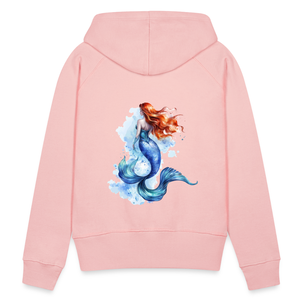 Meerjungfrau als Aquarelle - Frauen Premium Hoodie - Kristallrosa