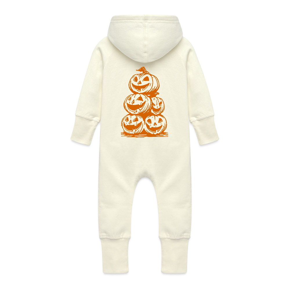 Five Pumpkins Big - Baby Bio Sweat Overall mit Kapuze - Vanille-Milchshake