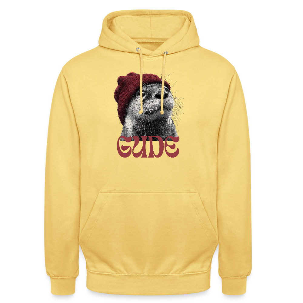 Gude Otter - Unisex Hoodie - Zitronengelb