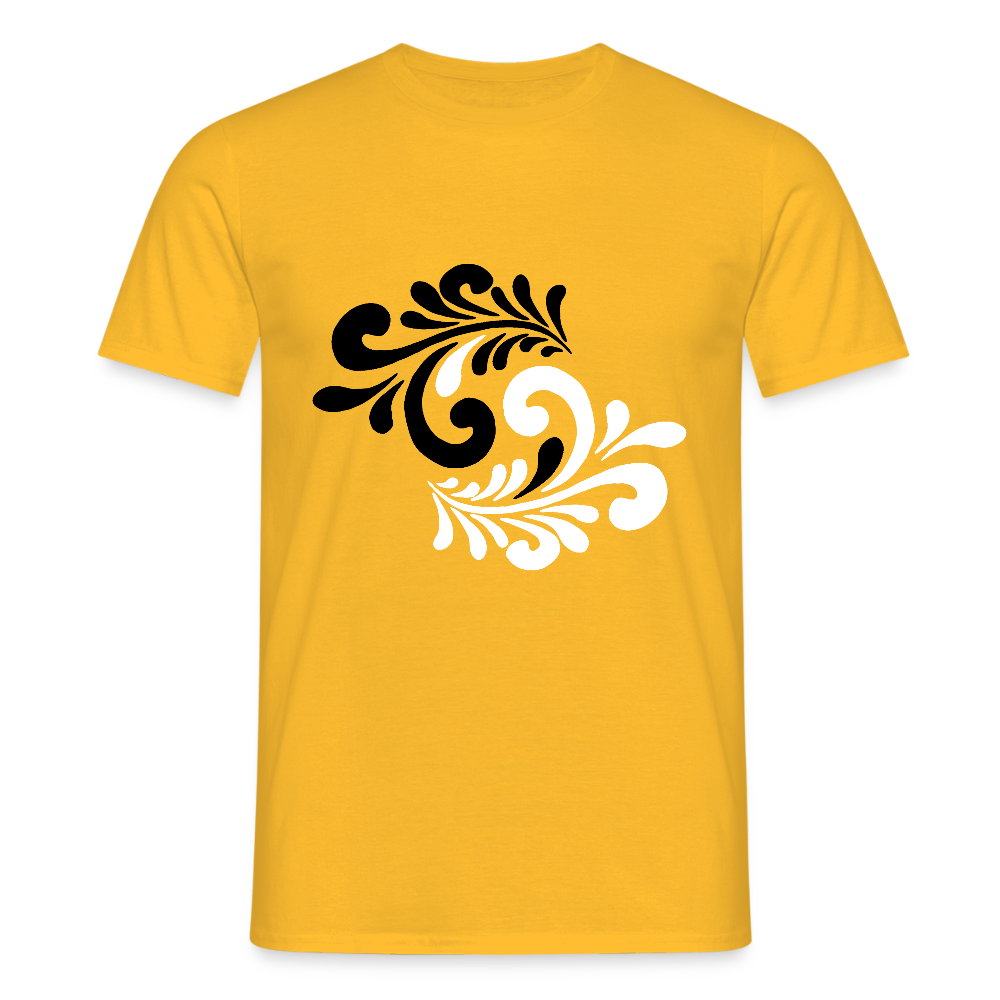 Hessisch Balance - Yin und Yang - Männer Shirt - Gelb