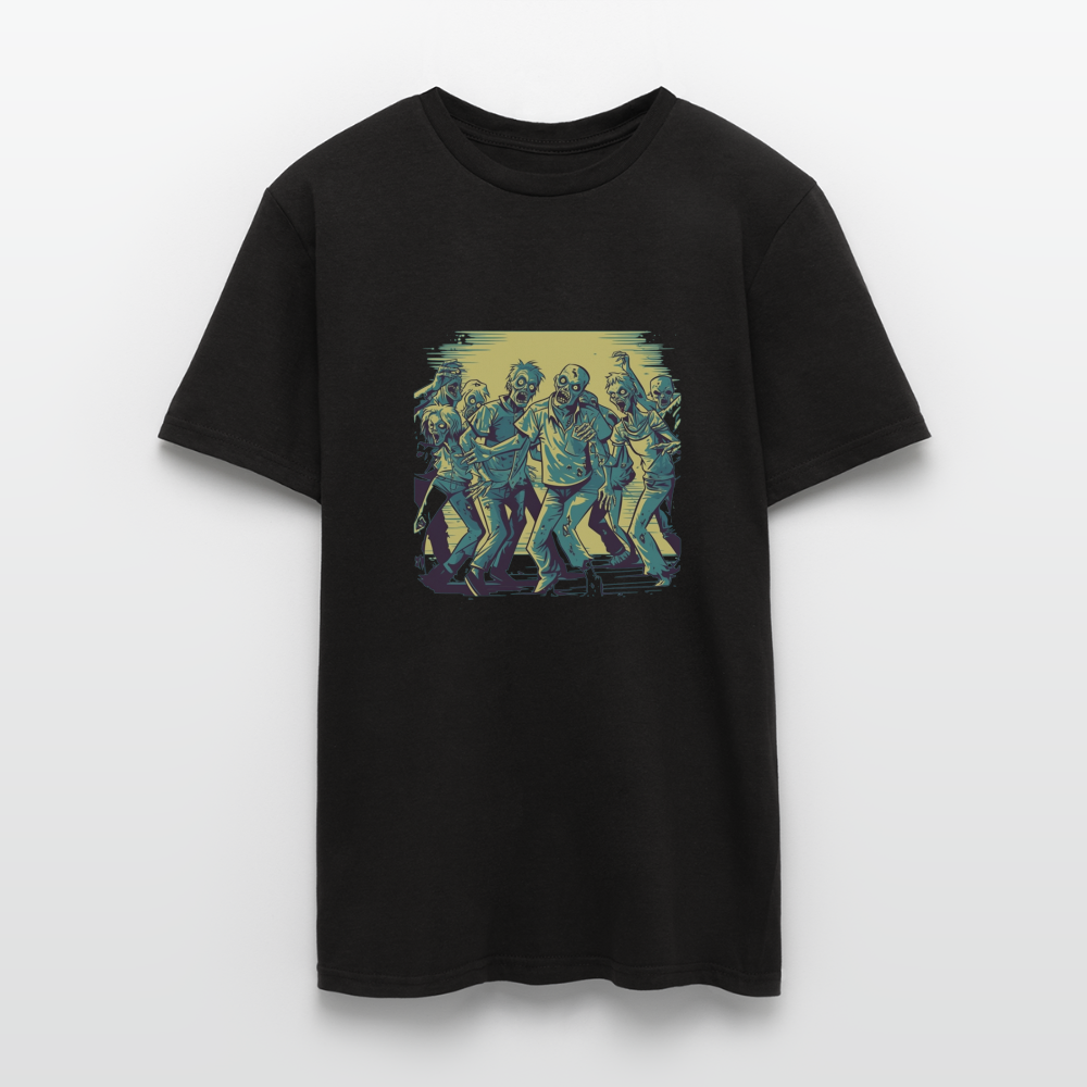 Tanzende Zombies - Gruseliges Zombie Motiv - Männer T-Shirt - Schwarz
