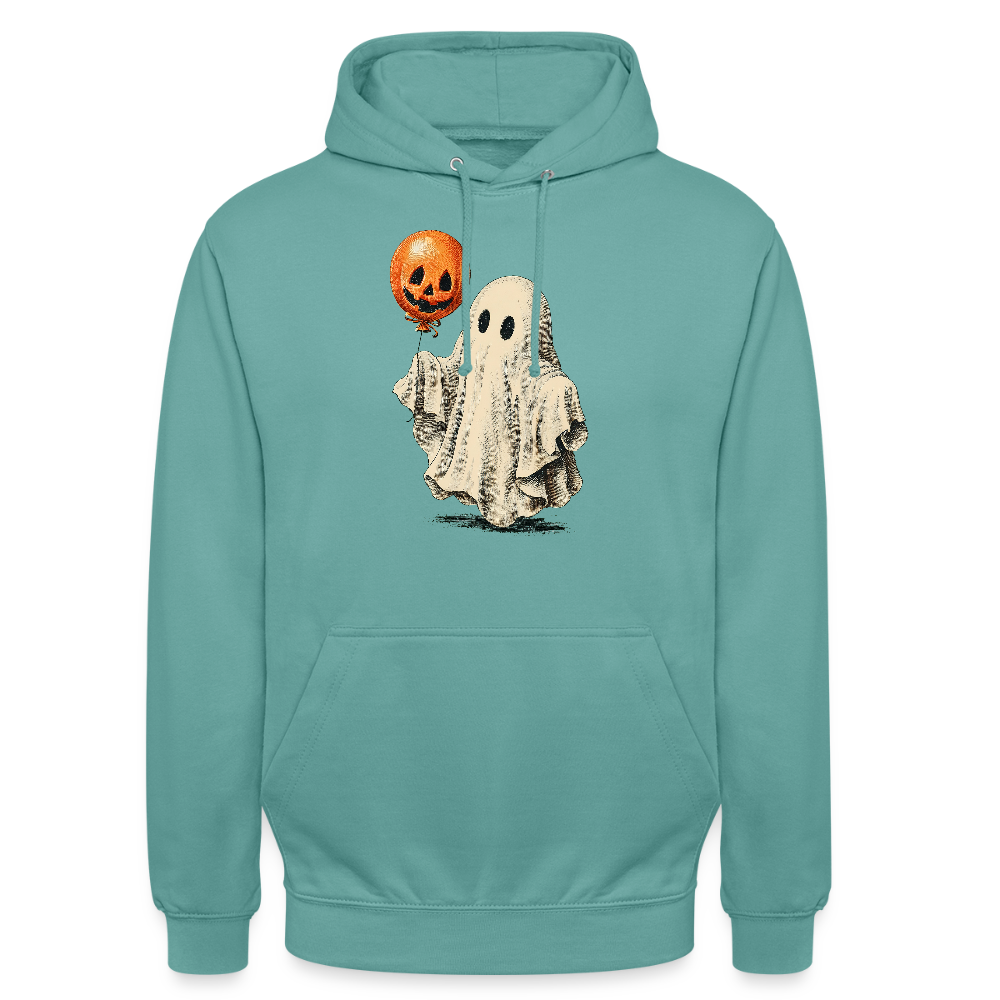 Süßer Halloween-Geist - Unisex Hoodie - Pastelltürkis