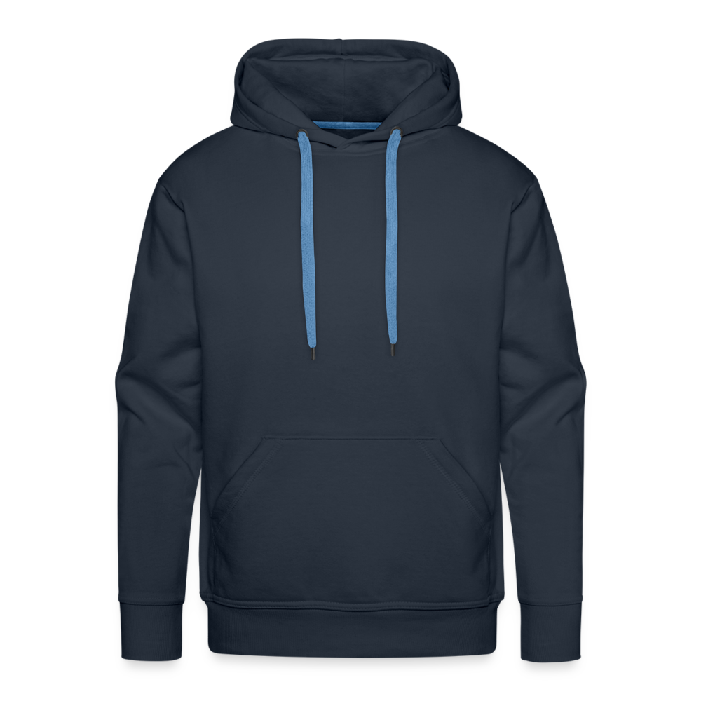 Surreales Motiv mit Mond und Bergen - Herren Premium Hoodie - Navy