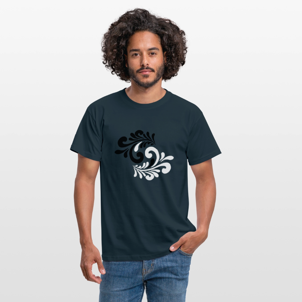 Hessisch Balance - Yin und Yang - Männer Shirt - Navy