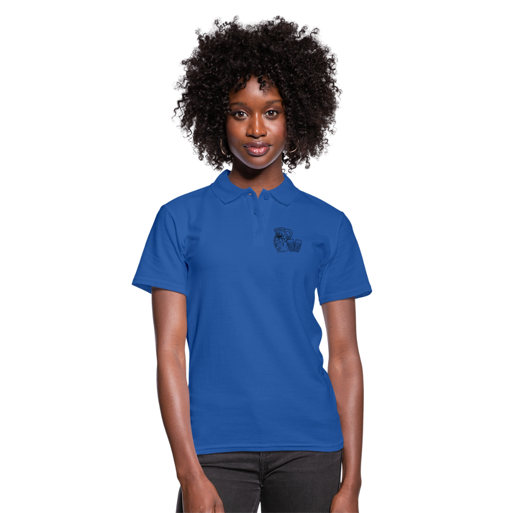 Bembel mit Gläsern - Hessisch Mundart - Frauen Premium Poloshirt - Royalblau
