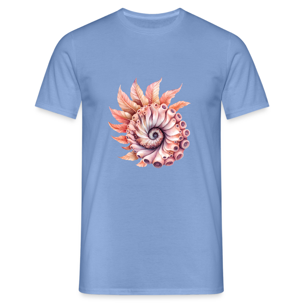 Fedriger Tentakel Nautilus - Goldener Schnitt - Männer T-Shirt - carolina blue