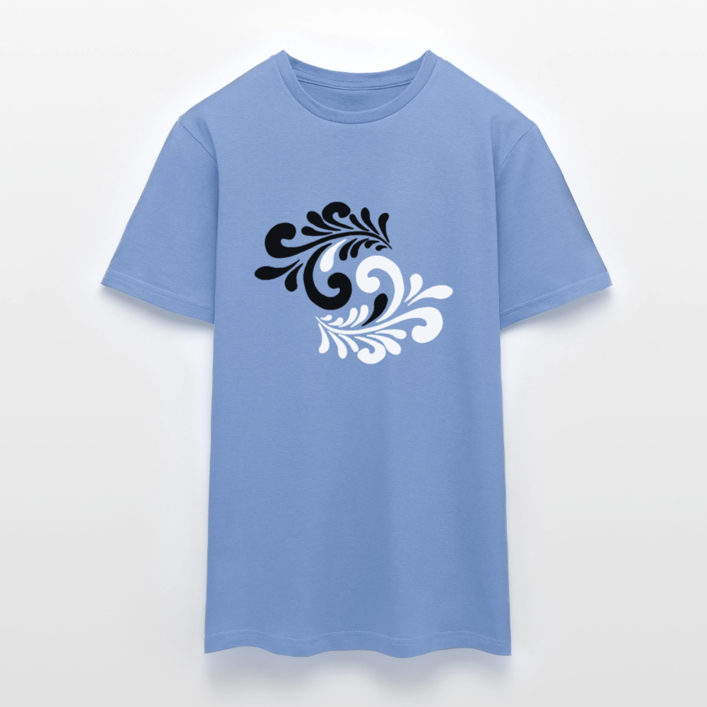 Hessisch Balance - Yin und Yang - Männer Shirt - carolina blue