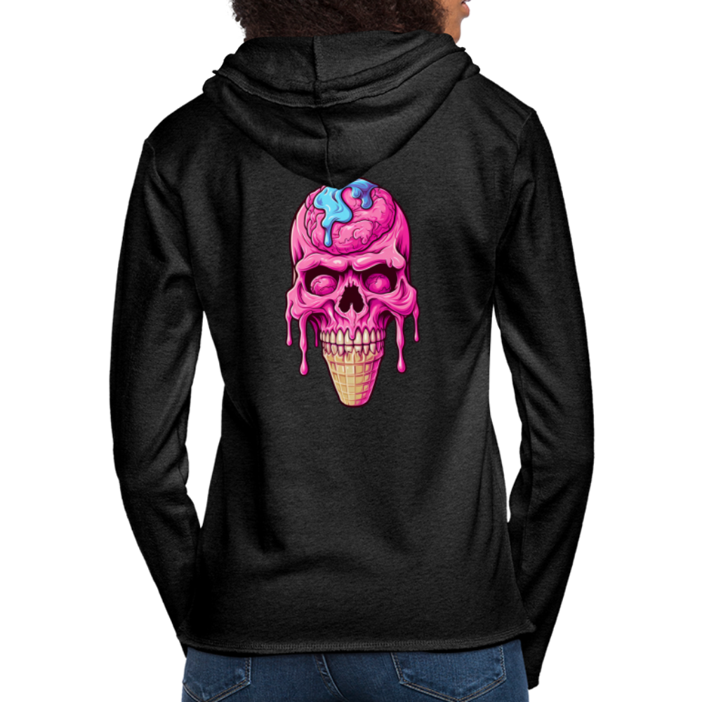 Totenkopf Eistüte - Happy Halloween - Anthrazit