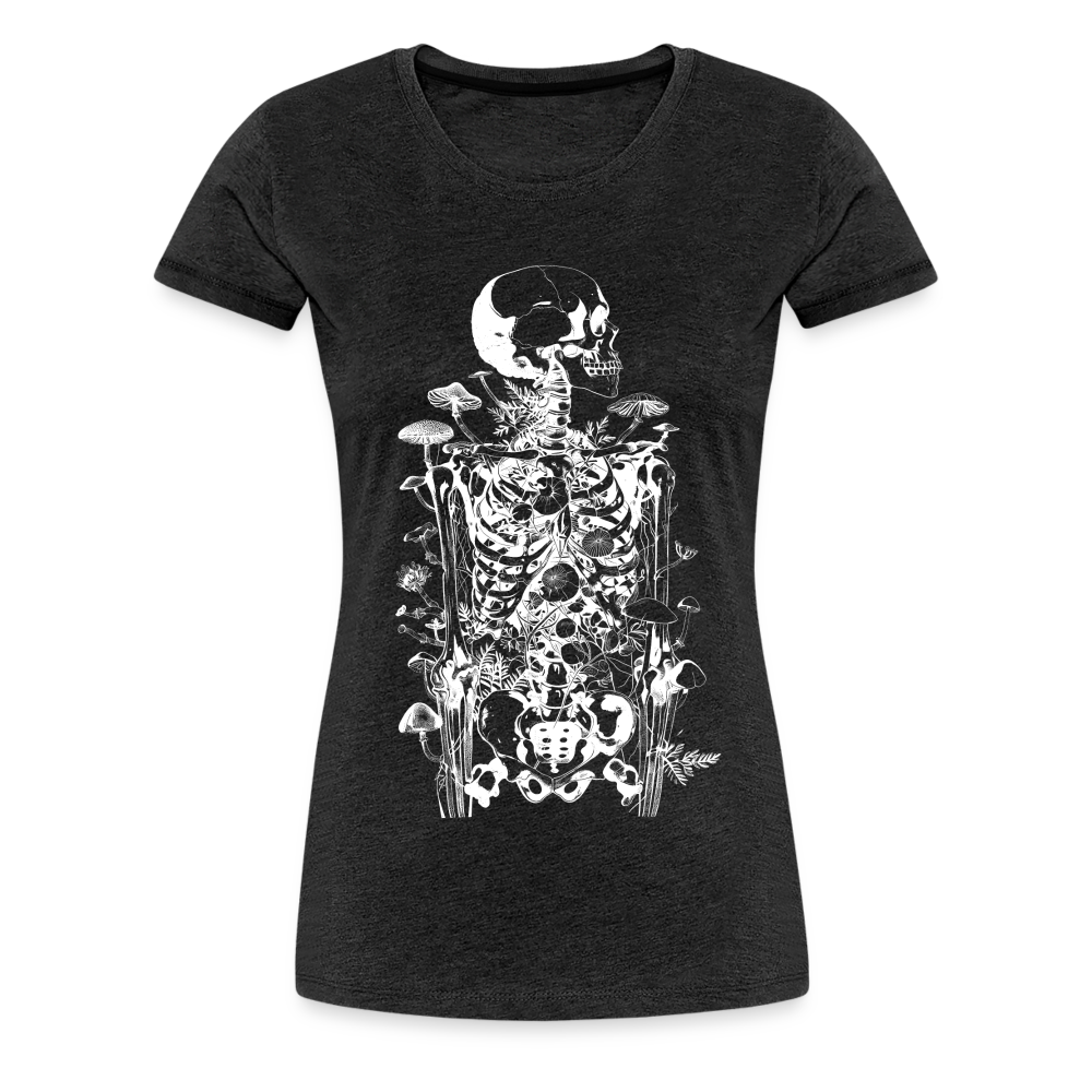 Morbides Horror Pilz Skelett - Happy Halloween - Anthrazit