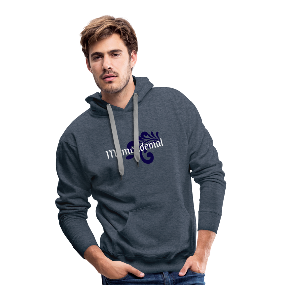 Momendemal - Hessisch Mundart - Männer Premium Hoodie - Jeansblau