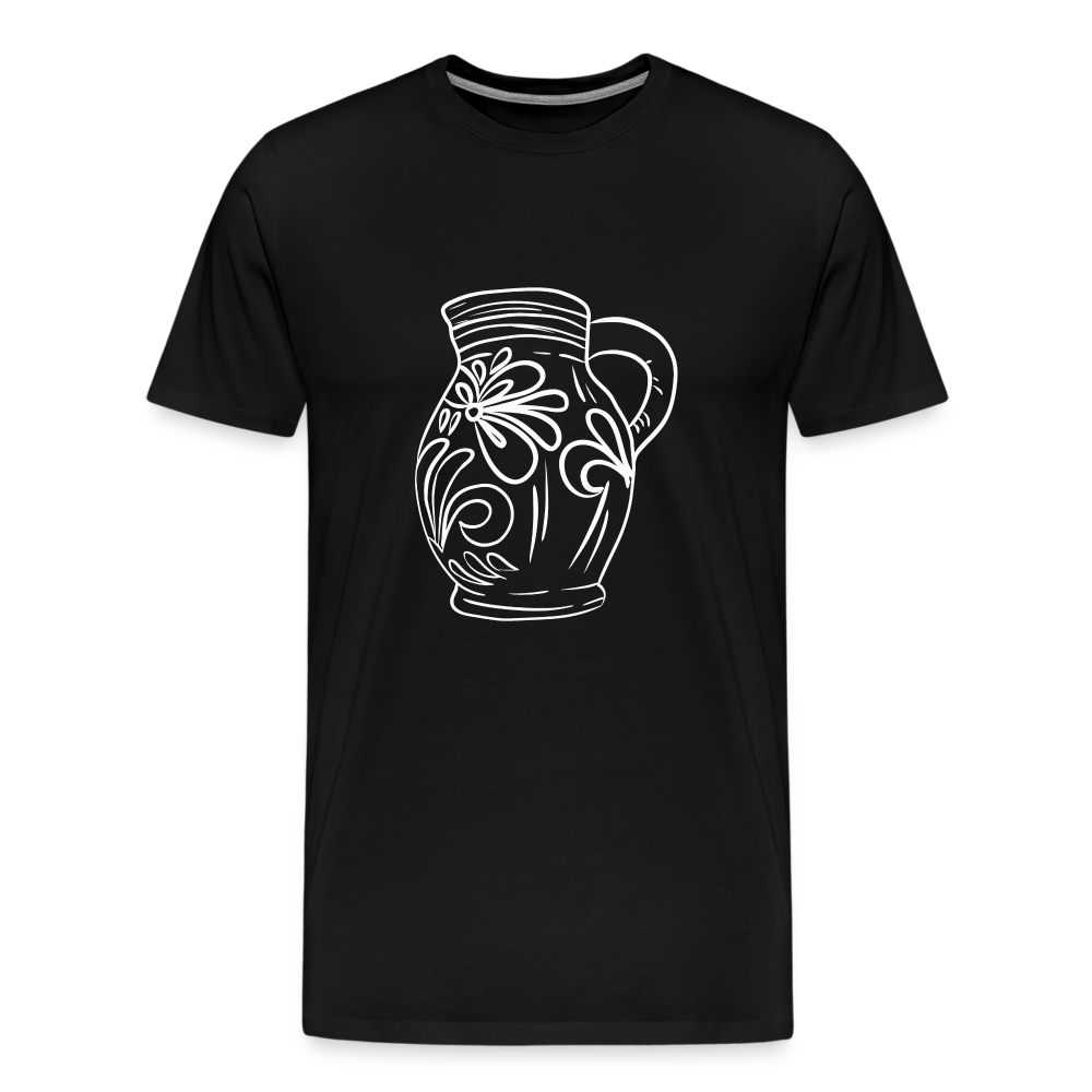 Frankfurter Bembel - Hessisch Mundart - Männer Premium T-Shirt - Schwarz