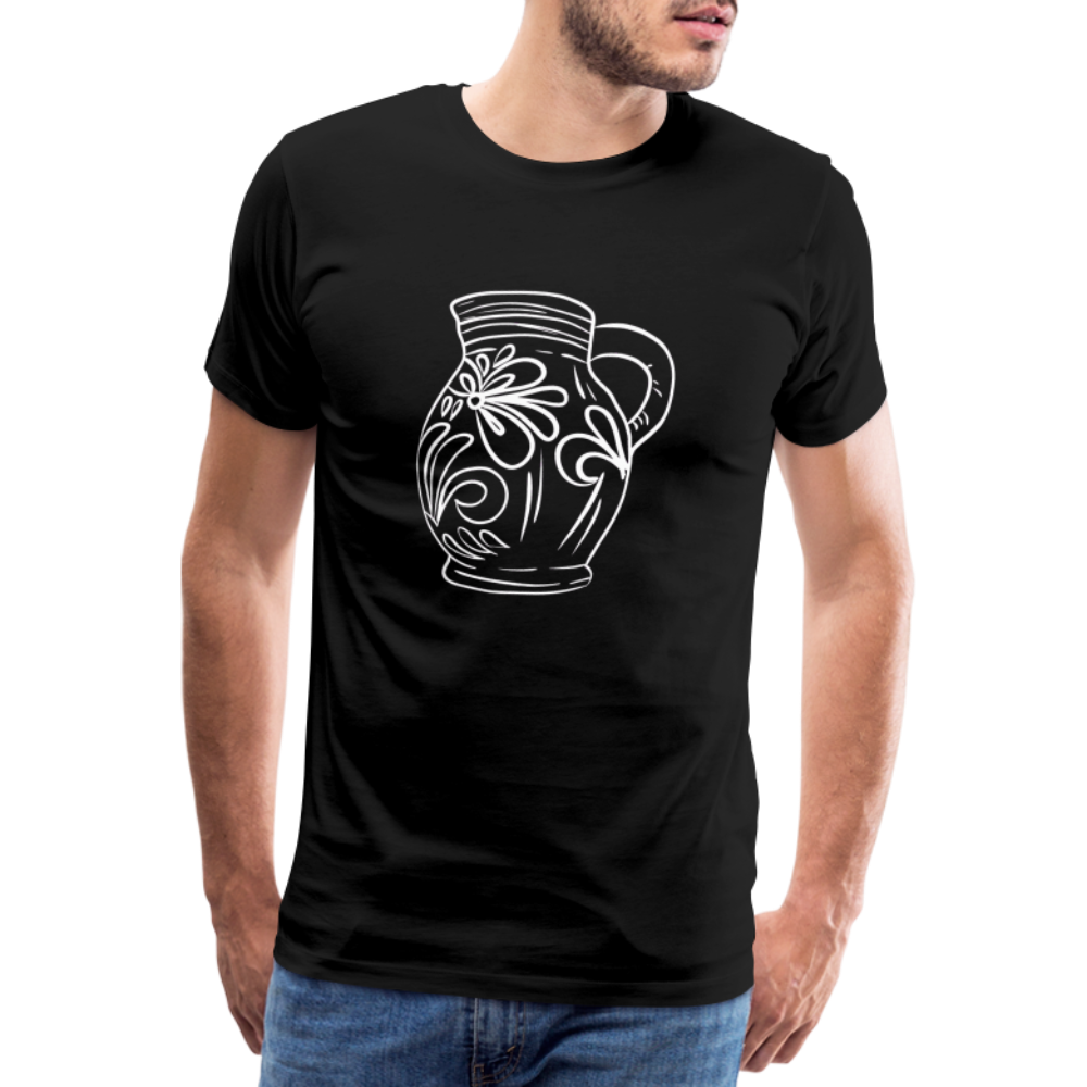 Frankfurter Bembel - Hessisch Mundart - Männer Premium T-Shirt - Schwarz