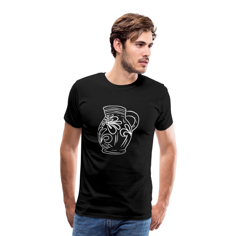 Frankfurter Bembel - Hessisch Mundart - Männer Premium T-Shirt - Schwarz