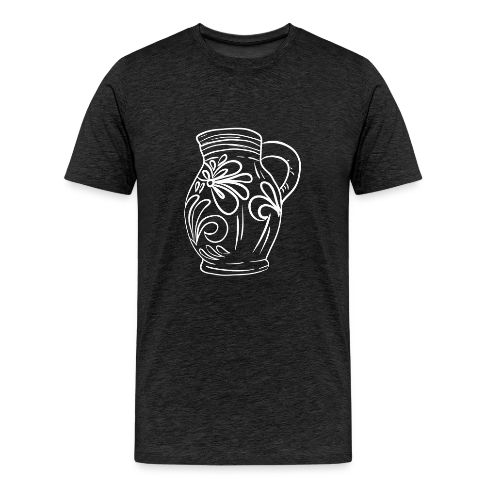 Frankfurter Bembel - Hessisch Mundart - Männer Premium T-Shirt - Anthrazit