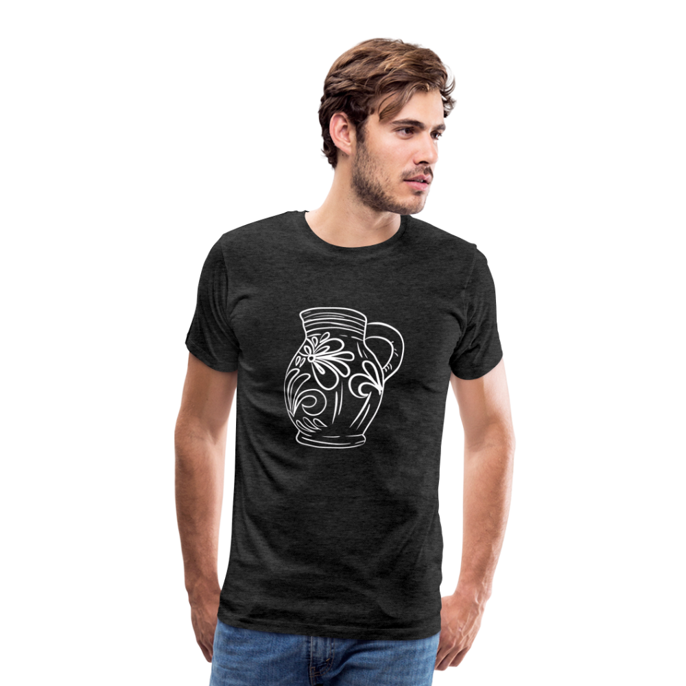 Frankfurter Bembel - Hessisch Mundart - Männer Premium T-Shirt - Anthrazit