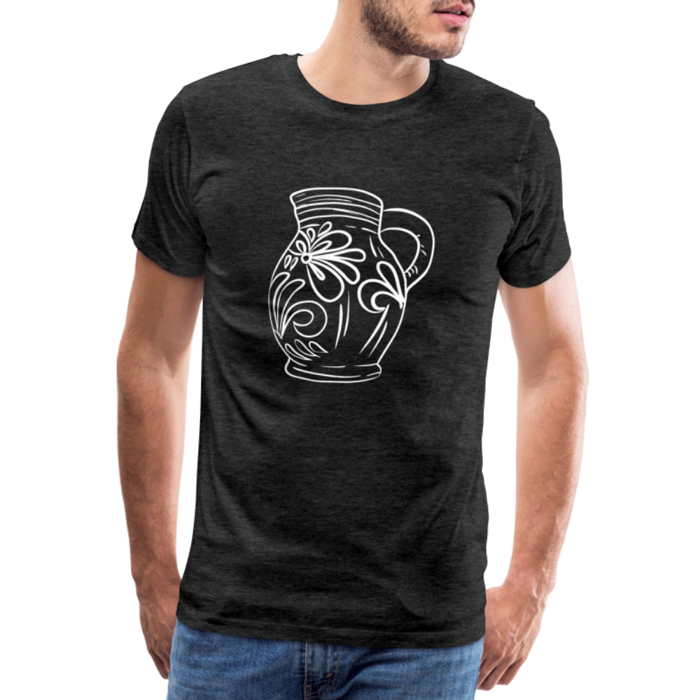 Frankfurter Bembel - Hessisch Mundart - Männer Premium T-Shirt - Anthrazit