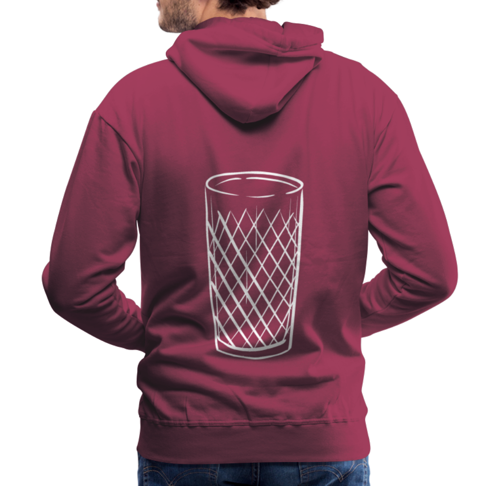 Frankfurter Geripptes - Äpplerglas - Hessisch Mundart - Männer Premium Hoodie - Bordeaux