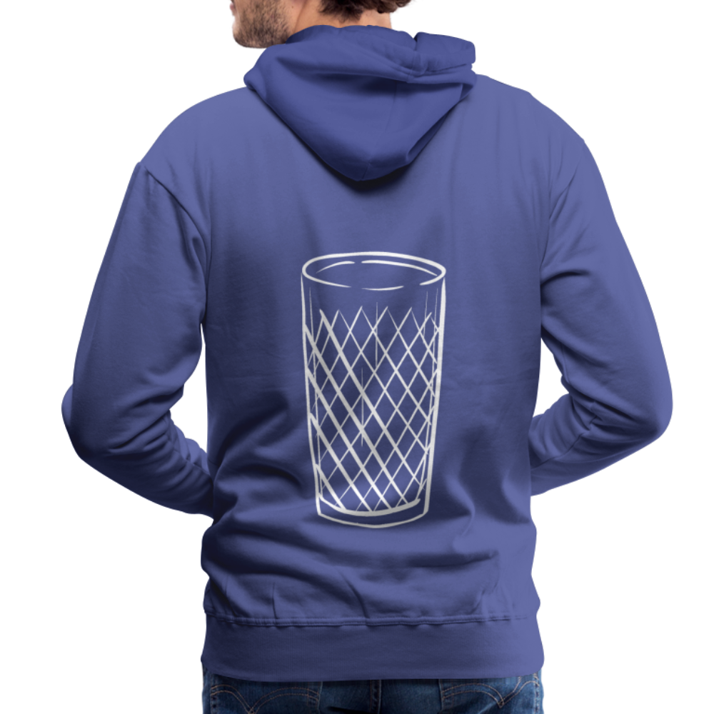 Frankfurter Geripptes - Äpplerglas - Hessisch Mundart - Männer Premium Hoodie - Königsblau