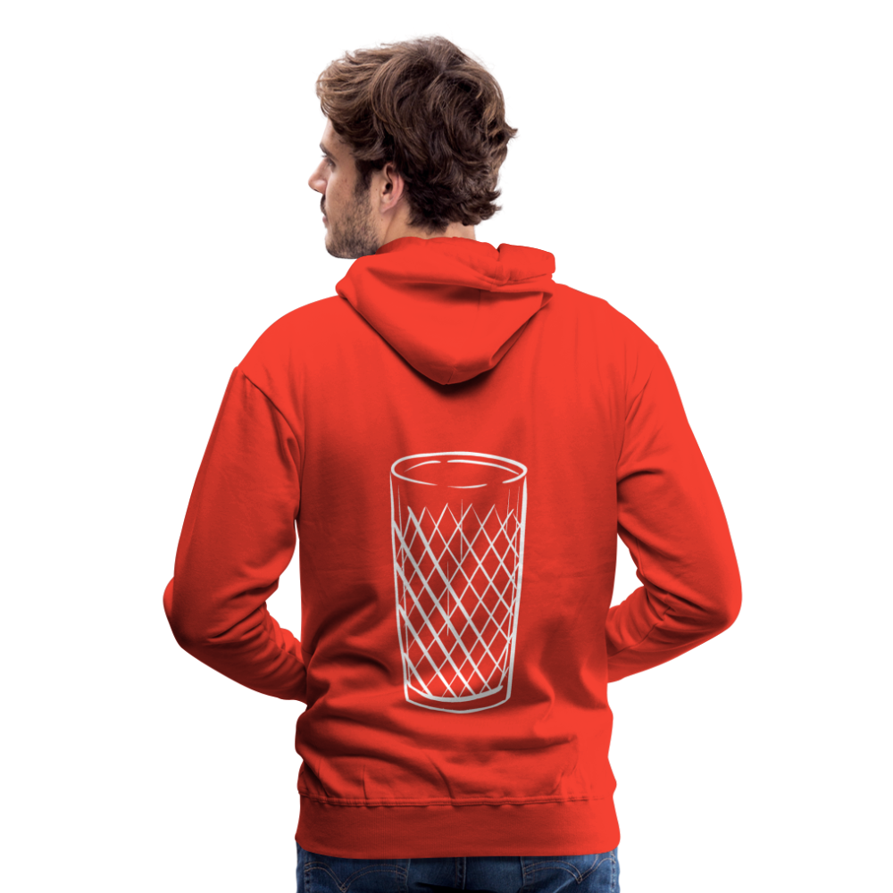 Frankfurter Geripptes - Äpplerglas - Hessisch Mundart - Männer Premium Hoodie - Rot
