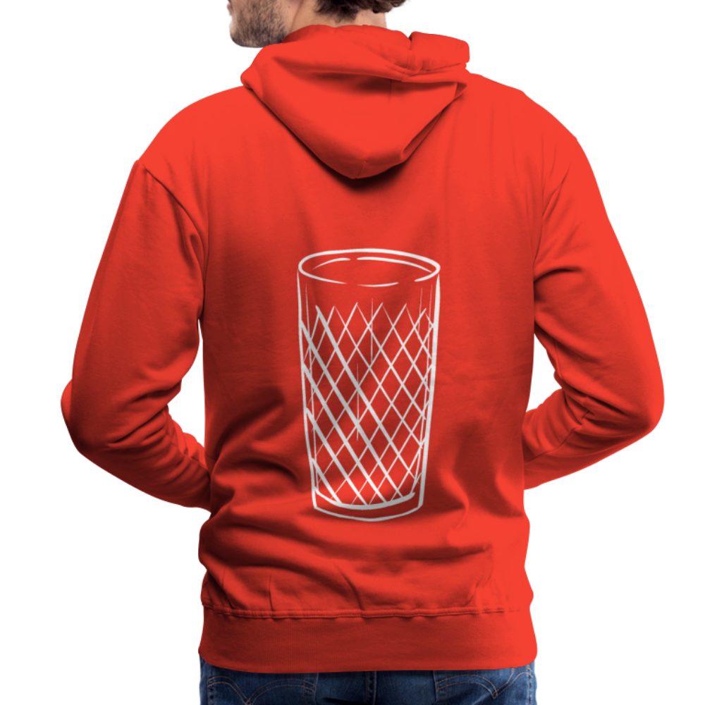 Frankfurter Geripptes - Äpplerglas - Hessisch Mundart - Männer Premium Hoodie - Rot
