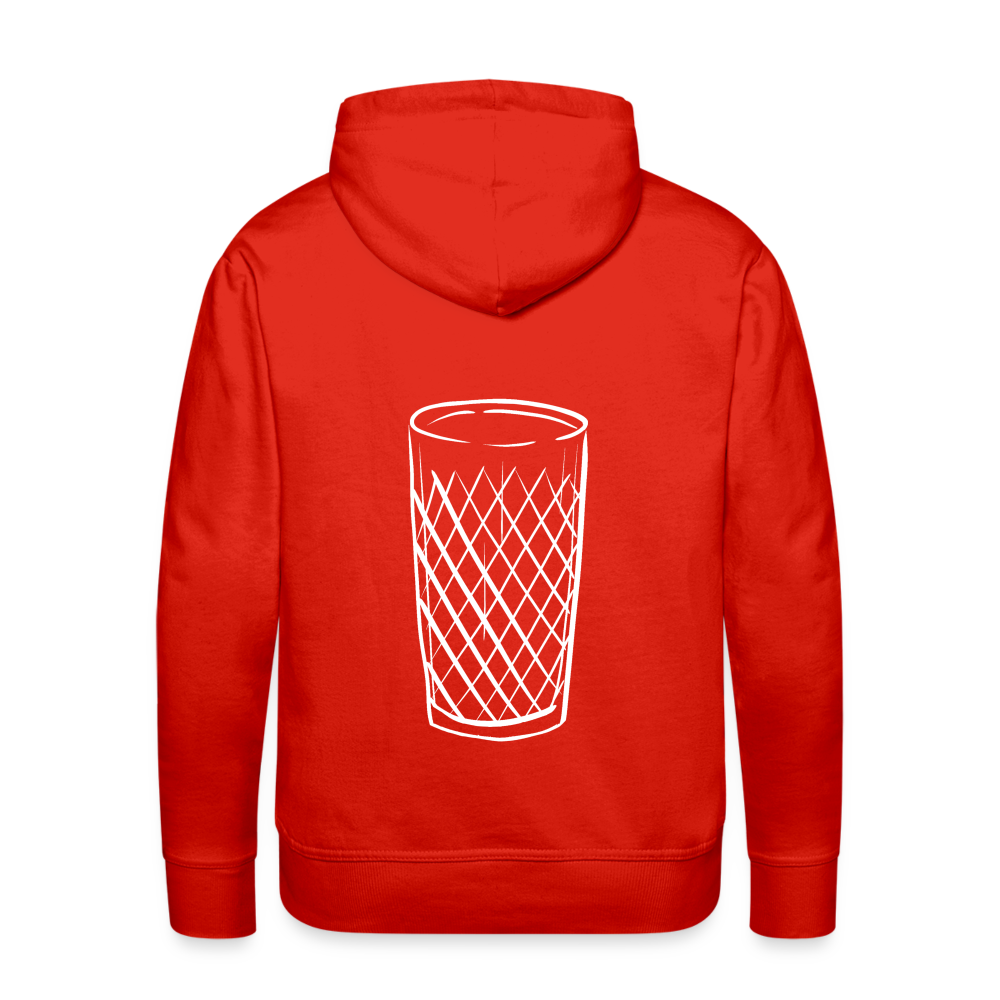 Frankfurter Geripptes - Äpplerglas - Hessisch Mundart - Männer Premium Hoodie - Rot